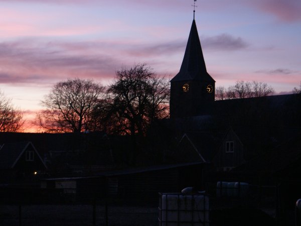 Zonsondergang Diever