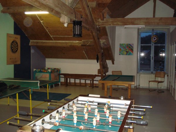 voetbal tafel speelzolder